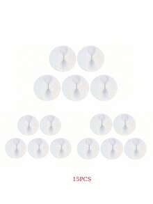 Set de 3 clips organizadores de cables de escritorio para gestión de cables de datos/auriculares/carga, soporte de cables para mesita de noche, vuelta al cole - Paquete Blanco de 3 - Ver 13