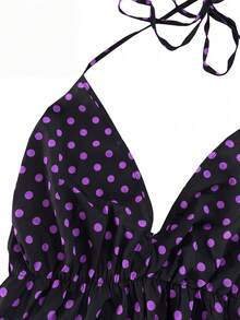 Flirla Bohemian Style Printed Beach Spaghetti Strap Dress - Multicolor - View 3