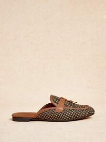 Rosivie Zapatos planos cómodos y minimalistas de punta redonda para mujer, para Año Nuevo, vacaciones, primavera, vacaciones de primavera, Pascua y Navidad - Óxido marrón - Ver 6