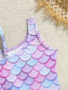Pakaian Pantai Bayi Perempuan, Baju Renang Terusan untuk Bayi Perempuan - Mauve Purple - View 6