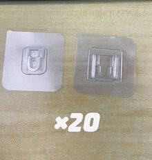 雙面黏貼牆壁掛鉤 強力透明無痕掛鉤 適用廚房、臥室、牆面收納架 - 彩色 - 查看 17