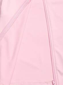 SHEIN Girlism 青少年女孩休閒長袖上衣與長褲三件套外套套裝，秋冬穿搭套裝 - 粉色 - 查看 10