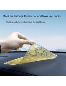 New Clear Anti-Slip Car Dashboard Mat 3D Stereo Texture Colorful Storage Pad Universal Vehicle Phone Holder Mat Auto Interior Accessories - A - View 2