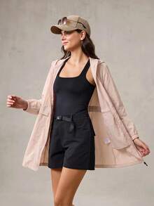 OutZeal Damen Lange Kapuzen-Sonnenschutzjacke - Pink - Übersicht 6