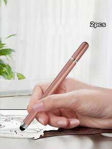 2 Packs Capacitive Stylus Pens, Universal Touch Screen Stylus Compatible With Smartphones & Tablets, Portable Capacitive Pen For Writing & Drawing, Touch Screen Accessory For Office & Study Use - Multicolor - View 5