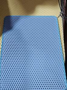 Double Layer EVA Cat Litter Mat, Odor Resistant Non-Slip Easy Clean Kitty Litter Trapping Pad, Durable Comfortable Indoor Cat Waste Control Mat, Modern Pet Accessory - Multicolor - View 11