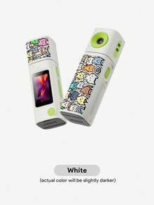 JMMO Thumb Camera, Digital Video Camera, 1080P HD Portable Camcorder With Graffiti Design, Rechargeable Mini Action Camera, Perfect Gift For Travel & Outdoor - View 9