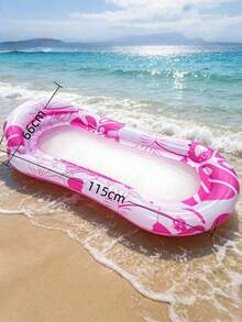 1pc Adult Inflatable Swimming Lounge Chair, Large Thickened Inflatable Float With Soft Mesh Center, Durable PVC Quick Fold Design, For Pool Beach Party Summer Sunbathing, Inflatable Water Hammock - Pool Raft - View 11