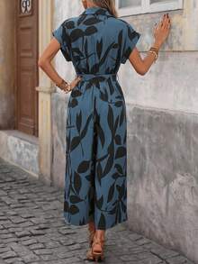 Wandoria Women'S Polka Dot Printed Batwing Sleeve Dress Maxi Women Outfit - Dusty Blue - View 2