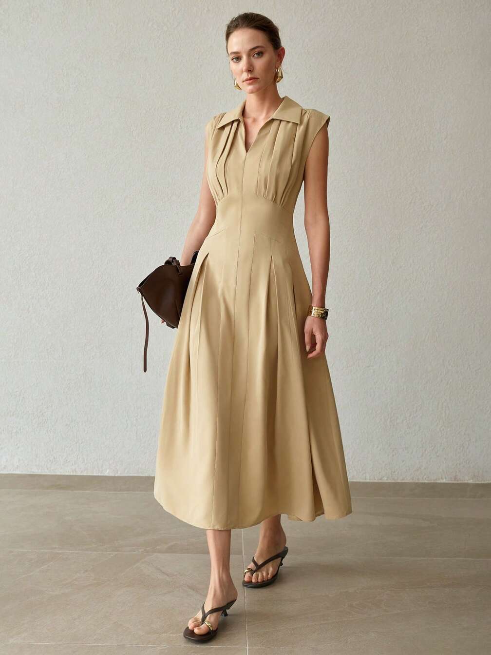 mulberry cotton abaya dress reviews Women's Khatib 1 piece Amira Hijab in Summer Fabric Sandy Beige Length Pants Hem Style:Cropped Midi Dress Neiman Marcus Women's Clothing Size:Large
