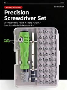 32-In-1 Multi-Functional Screwdriver Set, Multi-Purpose Disassembly & Repair Tool Kit For Mobile Phones And Computers - multicolor - View 6