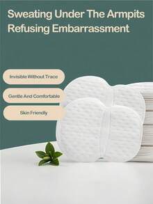 50 Pieces Disposable Underarm Sweat Pads Ultra Breathable Invisible Lightweight Odor Free Comfort Sweat Absorbing Liners Easy To Use For Men Women Summer Travel Outdoor Activities - multicolor - View 2