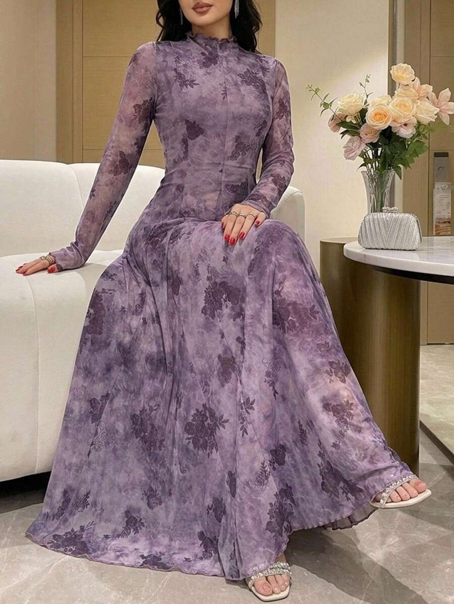 Feyla 優雅白色蕾絲女款洋裝