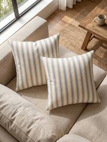 1pc Decorative Throw Pillow Cover, Hidden Zipper Design, Suitable For Living Room, Dining Room And Bedroom Decor, Soft And Comfortable, Minimalist Style - Multicolor - View 6