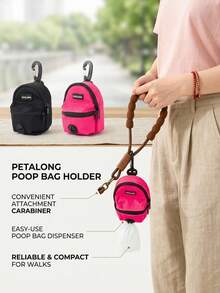 PETSIN Pet Outdoor Dog Walking Poop Bag Holder, Portable Pet Waste Bag Dispenser, Pet Supplies - Multicolor - View 5