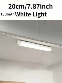 Luz con sensor de movimiento LED inteligente, accesorio de iluminación para caravana, 3 modos de atenuación, recargable por USB con batería de litio incorporada, fácil instalación para armario, gabinete, dormitorio, baño, escaleras y talla grande - Blanco - Ver 15