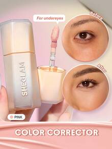 SHEGLAM Hideaway Full-Coverage Concealer-Pink Color Corrector Brightener And Highlighter - Pink - View 14