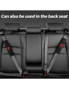 2Pcs Soft Car Seat Belt Covers, Red Spider Pattern Seatbelt Protector Sleeves, Easy To Install Universal Vehicle Safety Interior Decor Accessories - A - View 7