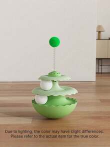1 Set Of Cat Toy - Self-Amusement Cat Turntable Ball Small Cat Entertainment Toy Fun Play Mat For Pets And Cat Toys - Multicolor - View 22