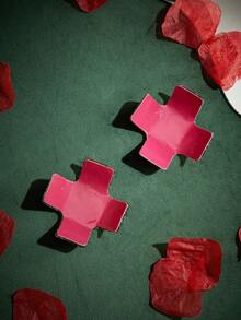 SpicyHot Cross-Shaped Nipple Covers-A Sexy Accessory For Women At Music Festivals And Parties,Sexy Lingerie Accessories For Women,Lingerie - Burgundy - View 2