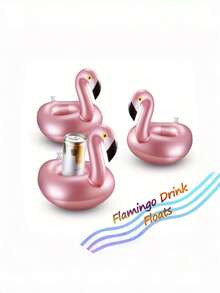 Cute Goose Shaped Inflatable Floating Drink Holder Pool Cup Coaster - Multicolor - View 5