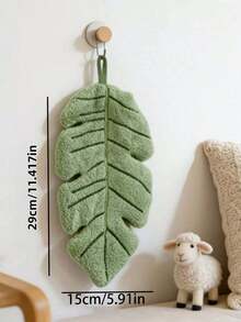These Towels Feature A Banana Leaf Pattern Design, Made Of Soft And Absorbent Coral Fleece Material. They Are Very Suitable For Bathroom, Kitchen And Home Use, Making A Great Gift. - Multicolor - View 3