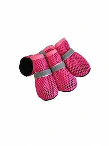 PETSIN Pet Dog Shoes Summer Breathable Mesh Sandals Non-Slip Wear-Resistant Non-Falling Mesh Hollow-Out Breathable Shoes Pet Supplies - Multicolor - View 18