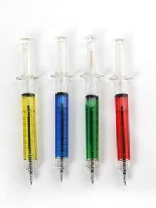 10Pcs Cute Creative Stationery, Black And Blue Pen Tips, Is A Perfect Gift For Classmates And Friends - multicolor - View 5