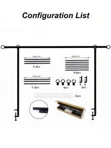 Adjustable Arch Party Stand Heavy Duty Iron Frame Wedding Birthday Backdrop Support Holder Outdoor Indoor Event Decoration Home DIY Display - Multicolor - View 12