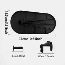 Ekstensi Sandaran Lengan Meja Kantor Ergonomis - Penopang Siku yang Nyaman untuk Bermain Game dan Bekerja di Kantor, Cocok untuk Keyboard dan Mouse - warna-warni - View 4