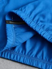 PAVTROS Conjunto de chaqueta y pantalones con ribete de contraste para hombre - azul real - Ver 8
