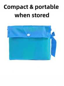 Large Capacity Foldable Mesh Beach Bag Wide Mesh Quick Water & Sand Drainage Lightweight Multipurpose Storage Tote For Beach Travel Camping Vacation - Multicolor - View 7