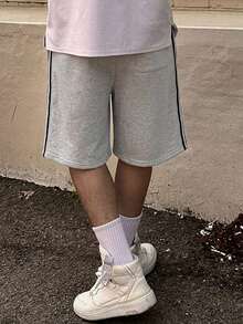 DAZY Men's Summer Casual Versatile Shorts - Grey - View 2