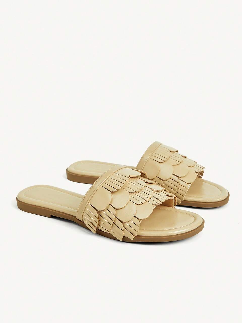 CUCCOO CHICEST Simple And Versatile Temperament Comfortable Fashion Generous Commuter Vacation Beach Flat Sandals Summer Shoes
