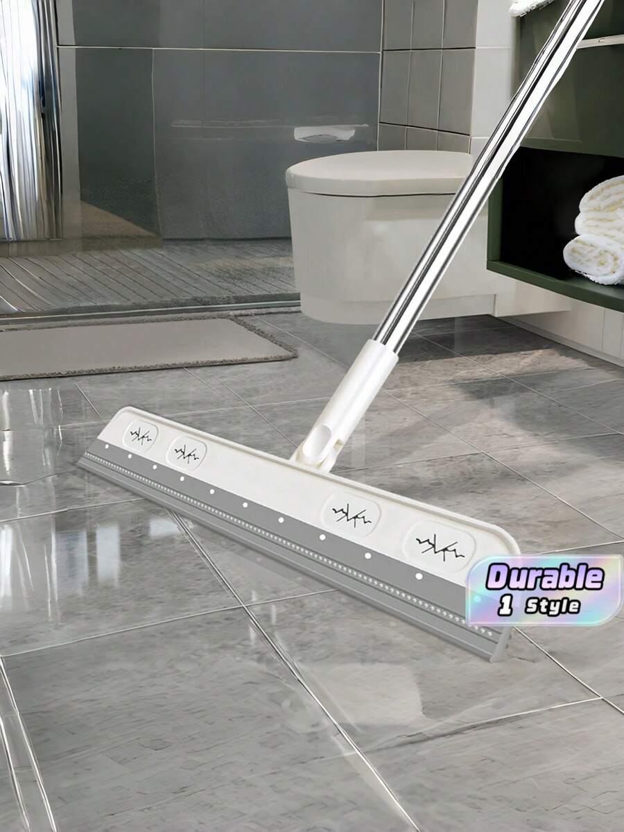 Magic Silicone Squeegee Broom, Multifunctional Bathroom Floor Wiper, Glass Water Remover Squeegee, Dust-Free Scraper For Easy Floor & Mirror Cleaning - multicolor - View 1