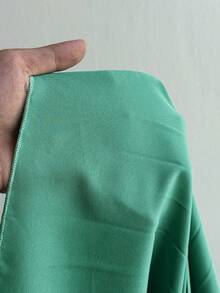 Maweii Damen Große Größen grünes ärmelloses plissiertes Maxikleid - Grün - Übersicht 8