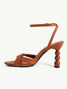 CUCCOO CHICEST Outdoor Women's Fashion Camel Strap Roman Cool Heels, Suitable For Parties And Easter Celebrations - Camel - View 5