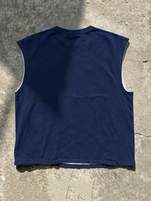 Manfinity Roghcode Men's Street Fashion Printed Sleeveless Top, Holiday - Multicolor - View 2
