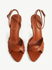 CUCCOO CHICEST Outdoor Women's Fashion Camel Strap Roman Cool Heels, Suitable For Parties And Easter Celebrations - Camel - View 2