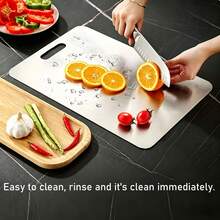 Silver Stainless Steel Chopping Board, Suitable For Both Sides, Ideal For Cutting Poultry, Fish, And Fruits And Vegetables. Resists Odors, Stains And Rust. Can Replace Traditional Chopping Boards. Essential For The Kitchen. Easy To Clean With Water. - Multicolor - View 4
