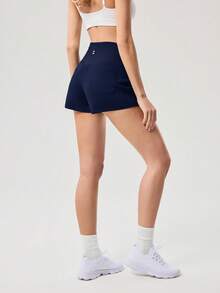 OutZeal Gym Shorts Women Sports Shorts Yoga Casual Fitness Soft Ribbed High Waist Active Bottom Summer - ultramarine blue - View 8