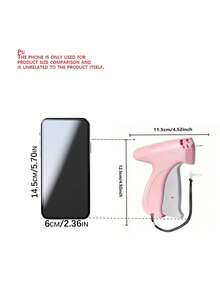1PC Mini Handheld Sewing Gun Portable Quick Stitch Sewing Machine For Clothes Hemming Quilting Garment Repair Fabric Label Sewing Household Clothing Sewing Tool - multicolor - View 4