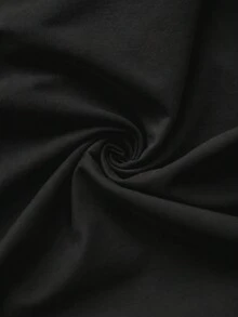 Balvessa 女款純色缺口V領口袋設計無袖優雅休閒短洋裝，商務早午餐半正式辦公室黑色夏季穿搭 - 黑色 - 查看 6