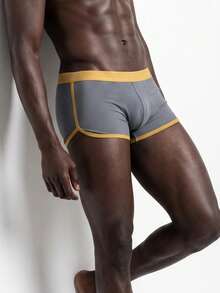 Rest Era 3 buah/Paket Celana Dalam Boxer Pria Bertekstur Warna Kontras - MultiWarna - View 4