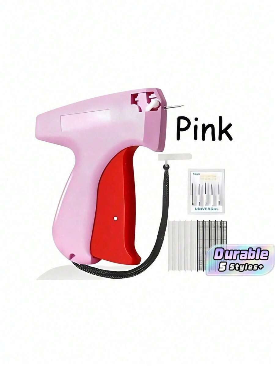 1PC Mini Handheld Sewing Gun Portable Quick Stitch Sewing Machine For Clothes Hemming Quilting Garment Repair Fabric Label Sewing Household Clothing Sewing Tool - multicolor - View 1