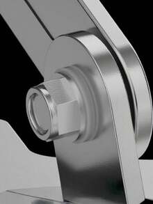 1 pieza Soporte para portátil con almohadilla, estante de enfriamiento plegable de metal, soporte giratorio elevador para monitor - Ver 8