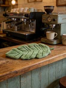 These Towels Feature A Banana Leaf Pattern Design, Made Of Soft And Absorbent Coral Fleece Material. They Are Very Suitable For Bathroom, Kitchen And Home Use, Making A Great Gift. - Multicolor - View 8