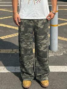 DAZY Spring Camouflage Multi-Color Men's Jeans - Multicolor - View 4