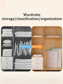 Multi-Combination Compression Bags Are Suitable For Suitcases, Spring, Summer, Autumn And Winter Clothing, Travel And Vacation, Wardrobes And Closets, Back-To-School Season, School Dormitories, And Multiple Uses. - View 6
