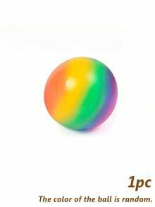 POKOJA LAND 1 Pc Of The Giant Rainbow Stress-Relieving Ball - Multi-Color Squeezable Sensory Toy, A Novel Stress-Relieving Toy, Suitable For Children, Teenagers And Adults - Multicolor - View 8